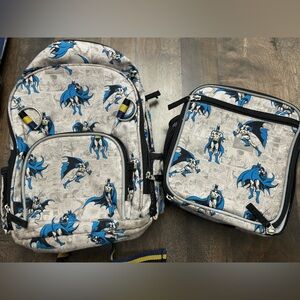 Potter Barn Kids BATMAN backpack and lunch bag